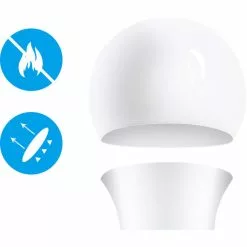 BES LED LED Lamp - Dag En Nacht Sensor - Aigi Lido - A60 - E27 Fitting - 8W - Helder/Koud Wit 6500K - Wit -LAMPEN Winkel 3360300 38863bc0