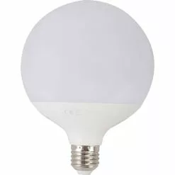 BES LED LED Lamp - Aigi Lido - Bulb G120 - E27 Fitting - 18W - Warm Wit 3000K - Wit