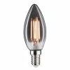Highlight Lamp LED E14 Kaars 4W 130LM 2200K Dimbaar Rook