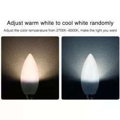 MI LIGHT Mi-Light MiBoxer - LED Lamp - Smart Kaarslamp - Wifi LED - Slimme LED - 4W - E14 Fitting - RGB+CCT - Aanpasbare Kleur - 11 MI LIGHT Mi-Light MiBoxer - LED Lamp - Smart Kaarslamp - Wifi LED - Slimme LED - 4W - E14 Fitting - RGB+CCT - Aanpasbare Kleur - -LAMPEN Winkel 3360620 3231594e