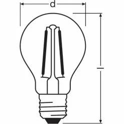 OSRAM LED-lamp Bolvormig Helder Filament - 4 W = 40 W - E27 - Warm Wit -LAMPEN Winkel 3444109 5f913d51