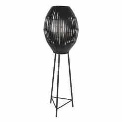 Light & Living Kyomi Staande Lamp Zwart