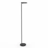 Steinhauer Turound Staande Lamp Zwart Met Zwart Glas Uplight Dimmer