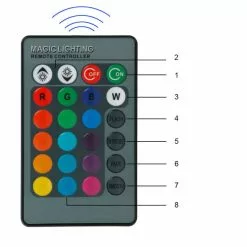 ECD GERMANY 10 X LED-lamp RGB E14 3W + Afstandsbediening -LAMPEN Winkel 3602503 8358be5d 1