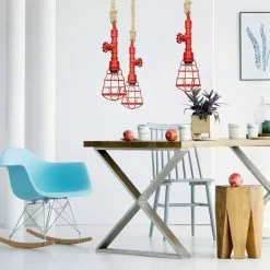 ECD GERMANY Metalen Hanglamp E27 Met 4W Lamp 1 Vlam -LAMPEN Winkel 3602829 a5bfec47