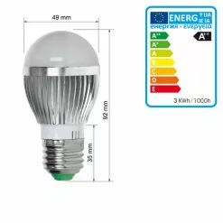 ECD GERMANY LED-lamp E27 3 Watt RGB -LAMPEN Winkel 3607483 afd737c0