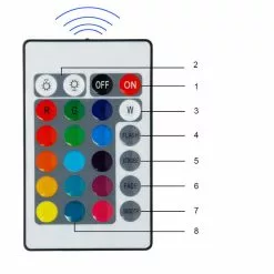 ECD GERMANY LED-lamp E27, RGB, 9W Incl. Afstandsbediening -LAMPEN Winkel 3607485 5482c36b