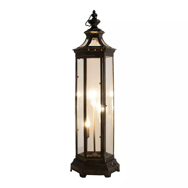 Clayre & Eef Vloerlamp 29x25x79 Cm Bruin Ijzer Staande Lamp Bruin Staande Lamp 2 Clayre & Eef Vloerlamp 29x25x79 Cm Bruin Ijzer Staande Lamp Bruin Staande Lamp - Afbeelding 2