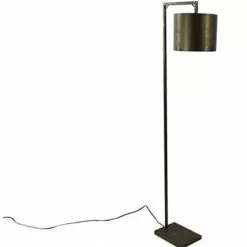 Merkloos Non-Branded Staande Lamp Margolo 160 Cm E27 Staal 40W Zwart