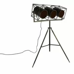 Non-Branded Staande Lamp Laszlo 155 Cm E27 Staal 40W Zwart