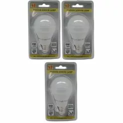 Merkloos 3x LED Lamp / Plafondlamp Met Bewegingssensor E27 - Lamp (bolletje)