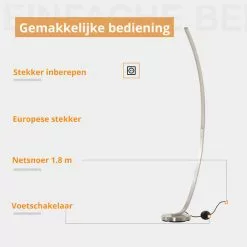 Zenzee Moderne LED Vloerlamp - Staande Lamp - Stalamp - Design - Warmwit 3000K -LAMPEN Winkel 3721313 e311d30f