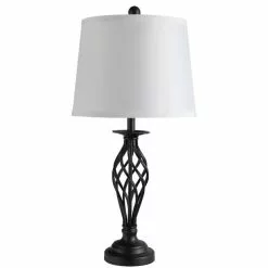 Zenzee Driedelige Set Van 1 Staande Lamp En 2 Tafellampen - Vloerlamp - Stalamp - Tafellamp - Vintage - Klassiek - Zwart/wit 15 Zenzee Driedelige Set Van 1 Staande Lamp En 2 Tafellampen - Vloerlamp - Stalamp - Tafellamp - Vintage - Klassiek - Zwart/wit -LAMPEN Winkel 3730271 3b1f51ac