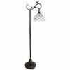 Clayre & Eef LumiLamp Tiffany Vloerlamp 152 Cm Bruin Beige Glas Staande Lamp Bruin Staande Lamp