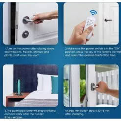 BES LED UV-C Tafellamp - Aigi Desty - Desinfectie Lamp - UV Sterilizer - Afstandsbediening - Timer - 360º - Zwart -LAMPEN Winkel 3737191 f9ed499c