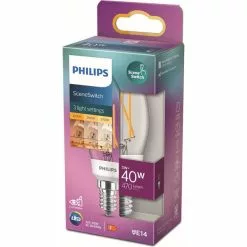 Philips LED SceneSwitch Filament Kaars Lamp - E14 5W 470lm 2200K+2500K+2700K 230... -LAMPEN Winkel 3744423 1ba4ce10
