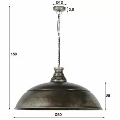 Hoyz - Hanglamp Industry - Ø80 Lamp - Grijs -LAMPEN Winkel 3761254 cd78c08d