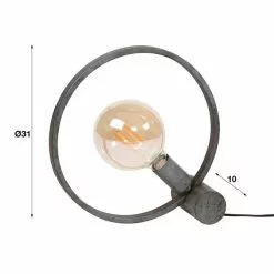 Hoyz - Tafellamp Circular - Ø30 Lamp - Grijs/Zwart -LAMPEN Winkel 3761296 823ac3c1