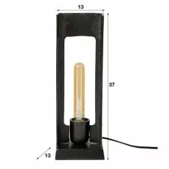 Hoyz - Tafellamp H-profiel - Industriele Lamp - Grijs/Zwart -LAMPEN Winkel 3761319 02bf90df