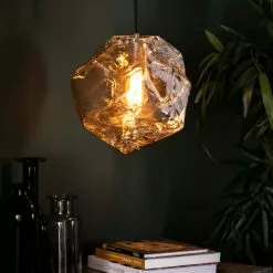 Hoyz - Hanglamp Rock Chromed - 1 Lamp - Grijs/Zwart - Industrieel -LAMPEN Winkel 3761371 d088ac2a