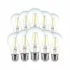 V-tac VT-2288D 10-pack Filament Dimbare LED Lamp - E27 - 8W - 720 Lm -