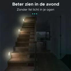 Qumax LED Nachtlampje Stopcontact 4 Stuks - Dimbare Nachtlampjes Met Sensor - Nachtlampje Babykamer - Nacht Lamp - Dag E -LAMPEN Winkel 3816830 fa0896db