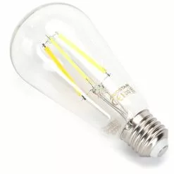 BES LED LED Lamp - Smart LED - Aigi Rixona - Bulb ST64 - 6W - E27 Fitting - Slimme LED - Wifi LED + Bluetooth - Aanpasbare Kleur -LAMPEN Winkel 3823763 116a4ad4