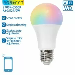 BES LED LED Lamp - Smart LED - Aigi Lexus - Bulb A60 - 9W - E27 Fitting - Slimme LED - Wifi LED + Bluetooth - RGB + Aanpasbare -LAMPEN Winkel 3823768 35a75a8d