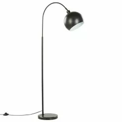Beliani GUMARA - Staande Lamp-Zwart-IJzer