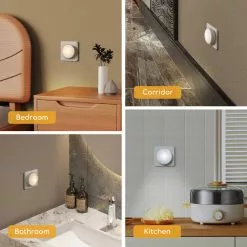 Aigostar 10BA4 - 2 Stuks LED Nachtlampje Stopcontact - Dimbare Nachtlampjes Met Sensor - Nacht Lamp - Wit - 65,2 Mm -LAMPEN Winkel 3883040 0905af9e