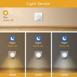 Aigostar 10BA4 - 2 Stuks LED Nachtlampje Stopcontact - Dimbare Nachtlampjes Met Sensor - Nacht Lamp - Wit - 65,2 Mm -LAMPEN Winkel 3883040 32feb099