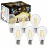 Aigostar 10ZCM - Filament Lamp - LED Lichtbron - E27 - 6W - 2700K - 730lm - Set Van 6 Stuks