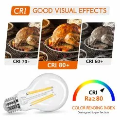 Aigostar 10ZCM - Filament Lamp - LED Lichtbron - E27 - 6W - 2700K - 730lm - Set Van 6 Stuks -LAMPEN Winkel 3883647 b294d533