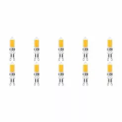 Velvalux LED Lamp 10 Pack - G9 Fitting - Dimbaar - 3W - Helder/Koud Wit 6000K Vervangt 32W