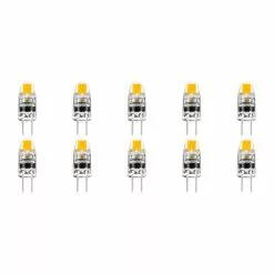 Velvalux LED Lamp 10 Pack - G4 Fitting - Dimbaar - 2W - Warm Wit 3000K Vervangt 20W