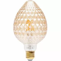 BES LED LED Lamp - Aigi Glow Strawberry - E27 Fitting - 4W - Warm Wit 1800K - Amber