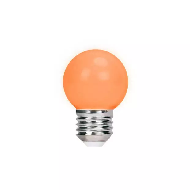 Forever RTV003601 - 5 Stuks LED Bulb Lamp E27 G45 - Oranje 1 Forever RTV003601 - 5 Stuks LED Bulb Lamp E27 G45 - Oranje