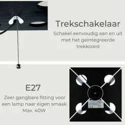 Zenzee Vloerlamp - Staande Lamp - Stalamp - Modern - Met Opbergruimte - 26L X 26B X 160H Cm - Zwart- Effen -LAMPEN Winkel 3906290 af5133b3