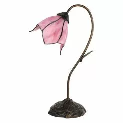 HAES DECO - Tiffany Tafellamp Bloem Roze 30x17x48 Cm Fitting E14 / Lamp Max 1x25W 3 HAES DECO - Tiffany Tafellamp Bloem Roze 30x17x48 Cm Fitting E14 / Lamp Max 1x25W -LAMPEN Winkel 3933167 12f180ab