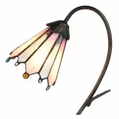 HAES DECO - Tiffany Tafellamp Bruin 30x17x48 Cm Fitting E14 / Lamp Max 1x25W -LAMPEN Winkel 3933173 ac09db27
