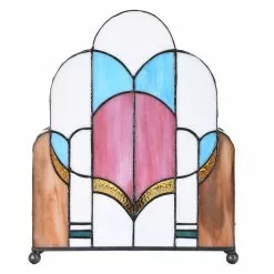 HAES DECO - Tiffany Tafellamp Creme 30x4x25 Cm Fitting E14 / Lamp Max 1x40W -LAMPEN Winkel 3933207 0f313c1e