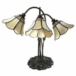 HAES DECO - Tiffany Tafellamp Meerkleurig 46x28x63 Cm Fitting E14 / Lamp Max 2x25W -LAMPEN Winkel 3933304 7316539c