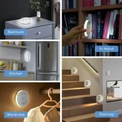 Aigostar 10ZJB - LED Nachtlampje Met Bewegingssensor- 2 Stuks - Dimbare - Nacht Lamp - Kinderen & Baby - Wit -LAMPEN Winkel 3933462 c7f18420