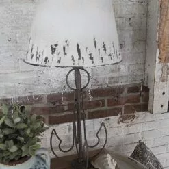 HAES DECO - Tafellamp - Beachlife - Scheepsanker Vintage / Retro Lamp, Ø 35x79 Cm - Bureaulamp, Sfeerlamp, Nachtlampje -LAMPEN Winkel 3946839 9f0852a7
