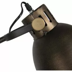 HAES DECO - Bureaulamp - Industrial - Koperkleurige Vintage Lamp, 20x62x60 Cm -Tafellamp, Sfeerlamp, Nachtlampje -LAMPEN Winkel 3946922 3b4b09ca