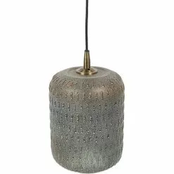HAES DECO - Hanglamp - Modern Chic - Stijlvolle Glazen Lamp, Ø 19x25 Cm - Ronde Hanglamp Eettafel, Hanglamp Eetkamer -LAMPEN Winkel 3947242 60121485