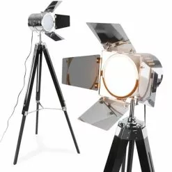 Jago Staande Lamp, Vloerlamp, Filmlamp, Lamp Op Statief, Antiek Hout -LAMPEN Winkel 3953324 e9b177d0