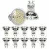 ECD Germany 10er Set LED-lamp GU10 44SMD Spot 3W - Vervangen Van 25W-lamp - Gemaakt Van Glas - 251 Lumen - Warmwit 3000K