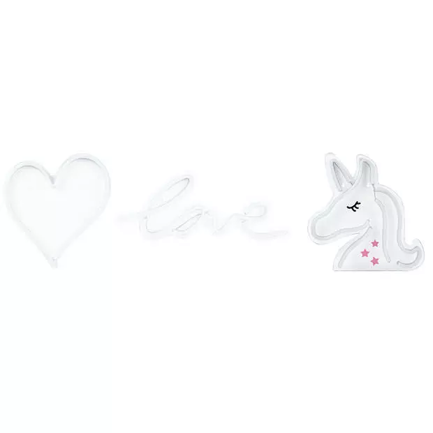 Beliani SUSIE - Neon Lamp-Roze-Synthetisch Materiaal 1 Beliani SUSIE - Neon Lamp-Roze-Synthetisch Materiaal