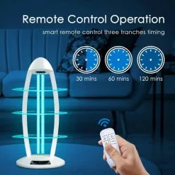 BES LED UV-C Tafellamp - Aigi Desty - Desinfectie Lamp - UV Sterilizer - Afstandsbediening - Timer - 360º - Wit 12 BES LED UV-C Tafellamp - Aigi Desty - Desinfectie Lamp - UV Sterilizer - Afstandsbediening - Timer - 360º - Wit -LAMPEN Winkel 3963557 31df98c5